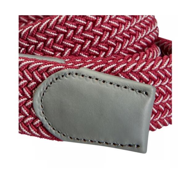 Walter Hagen Men's Heather Braided Golf Belt Small Berry Blast Heather - Small - Picture 3 of 4